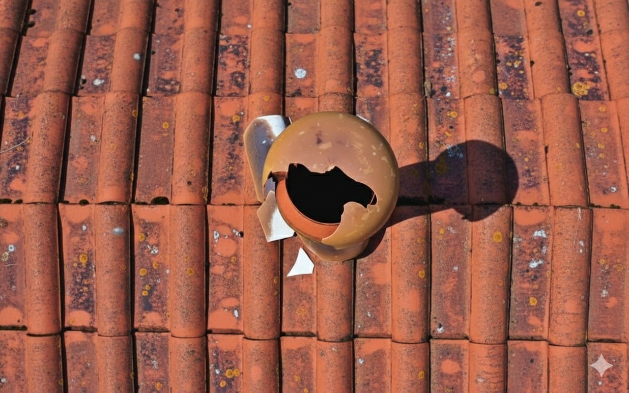 damaged roof