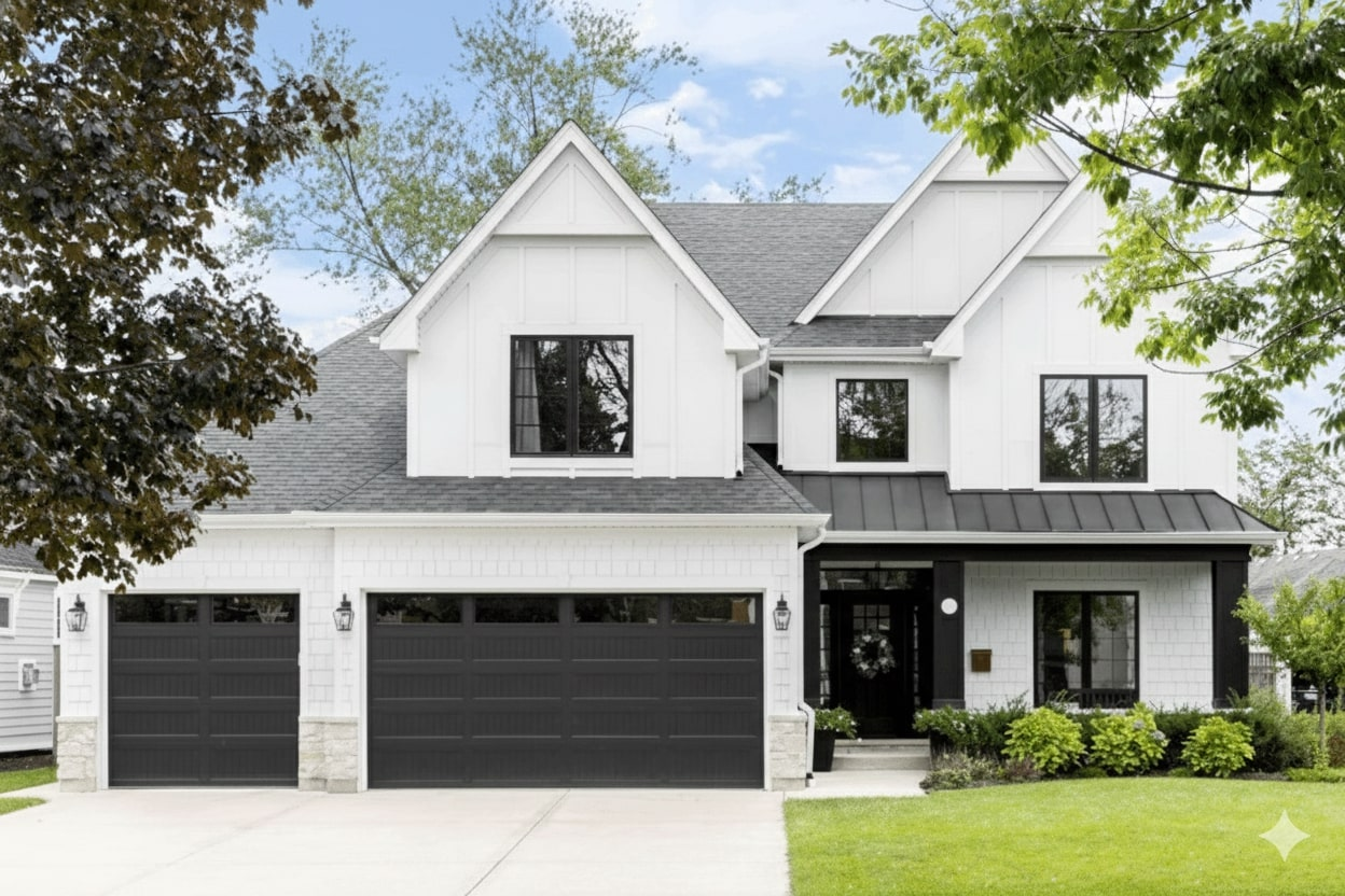 White Modern House in Madison